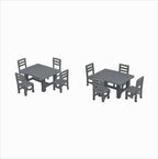 OO Scale Ready to Paint Table and Chairs - Style 1