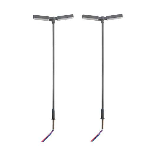 Scala OO | Lampione stradale a testa singola da 3 volt (confezione da 5)