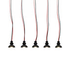 Hanging Lights with Metal Shade – Bright White (5 Pack)
