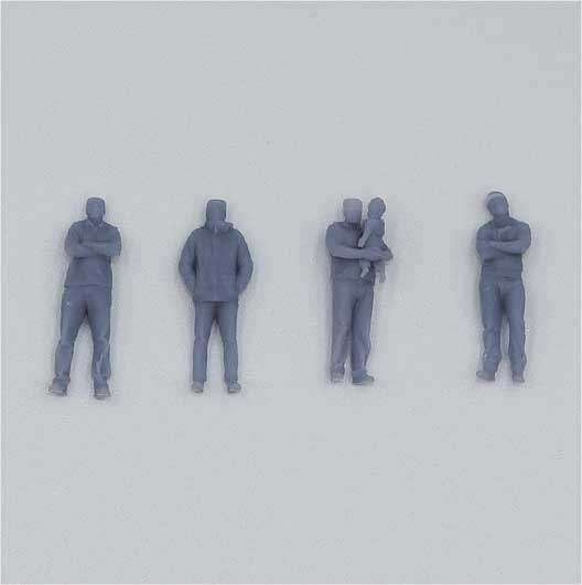 OO Scale | Men - Pack 7 (4 pack) — Model Railway Scenes