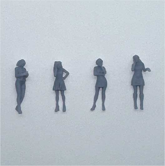 OO Scale | Women - Pack 10 (4 pack)