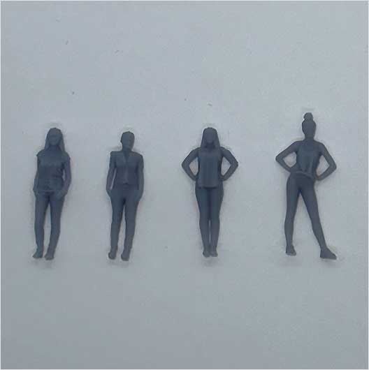 OO Scale | Women - Pack 8 (4 pack) — Model Railway Scenes