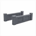 OO Scale Ready to Paint Railway Bridge Parapet Wall (2 pack)