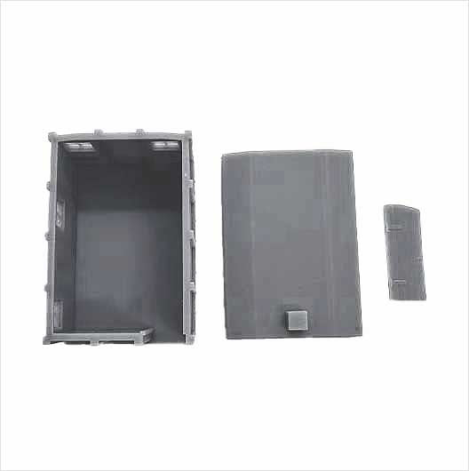 Scala OO | Baracca in cemento lato linea - Tipo 1