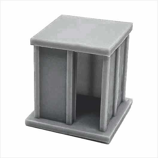 Scala OO | Baracca in cemento lato linea - Tipo 2