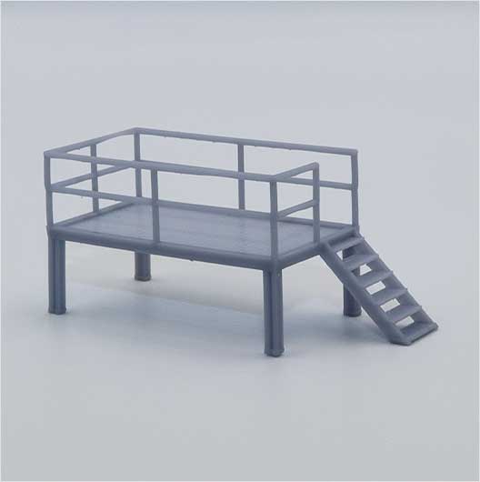 OO Scale | Galvanised Steel Lineside Platform