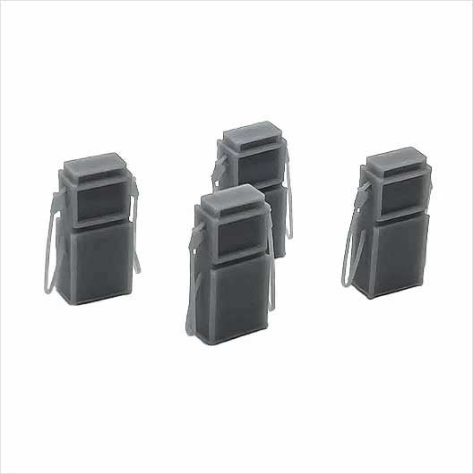 O Scale Ready to Paint 1960s Petrol Pump Without Branding (4 pack)