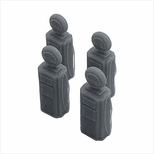 OO Scale Ready to Paint Vintage Shell Petrol Pump (4 pack)