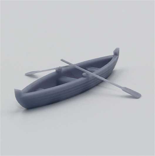 OO Scale | Rowing Boat with Oars