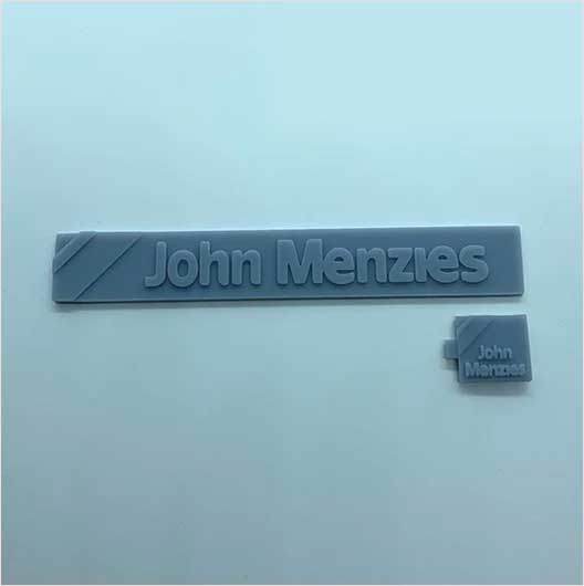 OO Scale | 1976 John Menzies Shop Sign Set (2 piece)