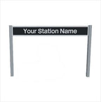 HO Scale Pre-Coloured Single-Sided Personalised Post-Privatisation Era Station Name Board