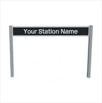 OO Scale | Pre-Coloured | Single-Sided Personalised Post-Privatisation Era Station Name Board