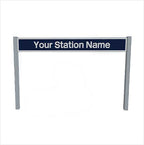 HO Scale Pre-Coloured Double-Sided Personalised Post-Privatisation Era Station Name Board