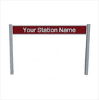 N Scale Pre-Coloured Single-Sided Personalised Post-Privatisation Era Station Name Board