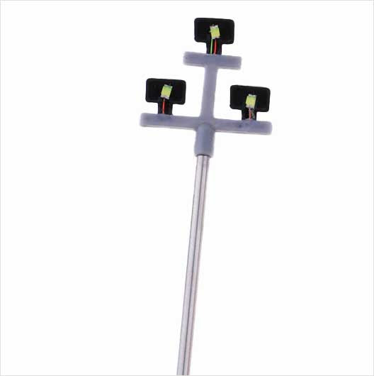 OO Scale 3-Volt Goods Yard Floodlights - Three Lights (2 pack)