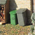 OO Scale Ready to Paint Wheelie Bin - Style 1