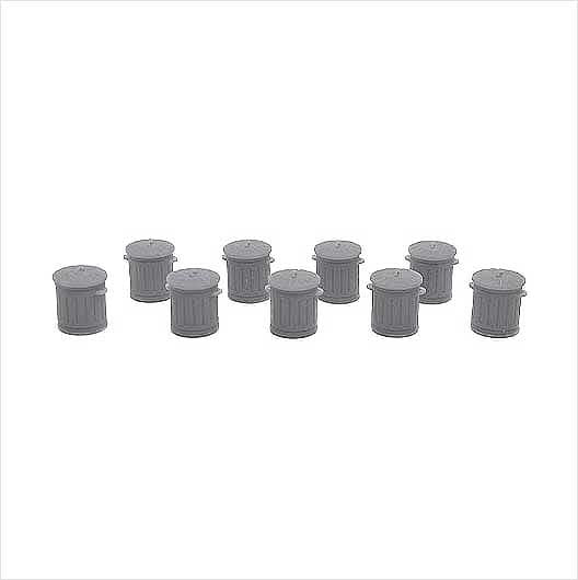OO Scale | Ready to Paint | Galvanised Metal Bin