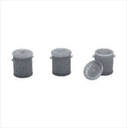 Bilancia OO | Contenitore in metallo zincato con coperchio rimovibile