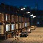 OO Scale 3-Volt Modern Single-Head Street Light - Style 4 (2 pack)