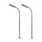 OO Scale 3-Volt Modern Single-Head Street Light - Style 4 (2 pack)