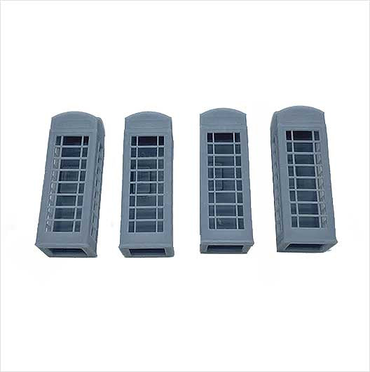 OO Scale Ready to Paint K6 Telephone Box