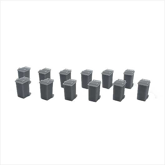 OO Scale | Ready to Paint | Wheelie Bin - Style 2