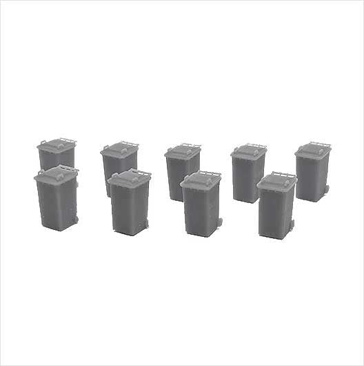 OO Scale | Ready to Paint | Wheelie Bin - Style 2