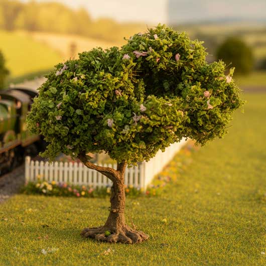 OO Scale Premium 25 Foot Blossom Tree