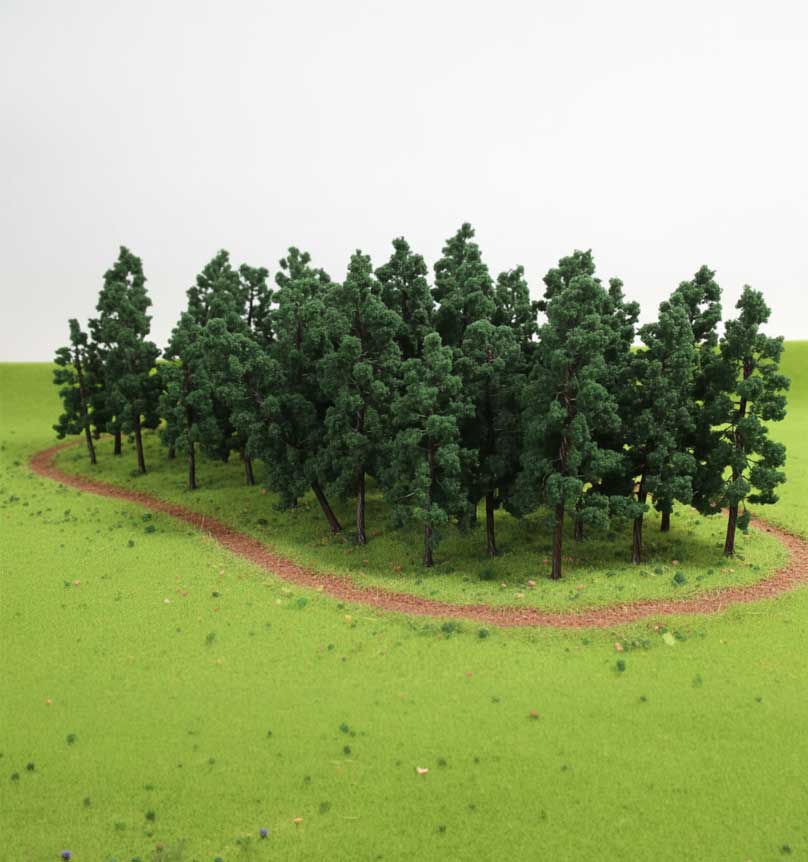 OO Scale Premium 19 Foot Tree - Dark Green