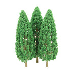 OO Scale 37.5 Foot Conifer Tree (3 pack)
