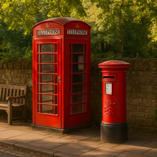 OO Scale | Ready to Paint | Telephone Kiosk, Pillar Box and Paint Bundle