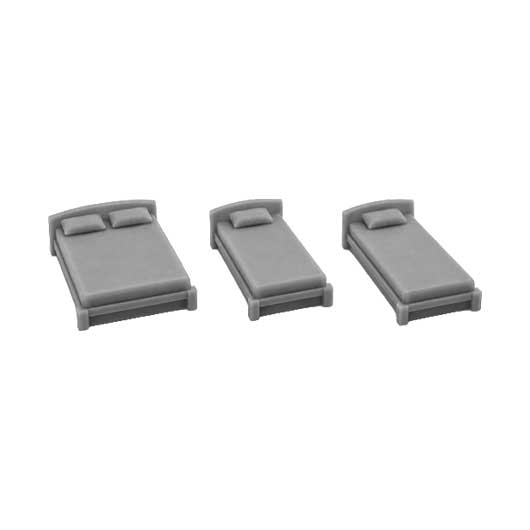 Ready to Paint Double / Single Bed - Style 1 (3 pack)