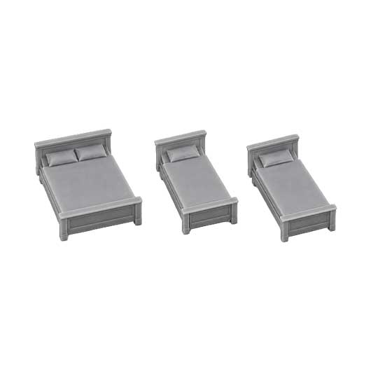 Ready to Paint Double / Single Bed - Style 2 (3 pack)