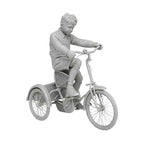 OO Scale Ready to Paint 1950s Boy Riding Tricycle
