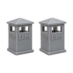 Ready to Paint Civic Litter Bin - Style 1