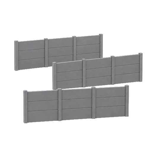 Ready to Paint Concrete Wall (3 pack)