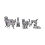 OO Scale Ready to Paint Dogs - Pack 2 (7 Figures)