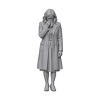 OO Scale Ready to Paint Modern Funeral Mourner with Handkerchief