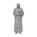 OO Scale Ready to Paint Modern Reverend Leading a Funeral Service