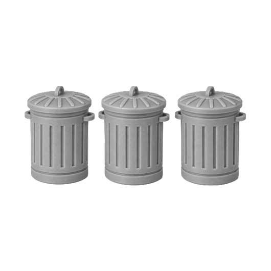 Ready to Paint Galvanised Metal Bin