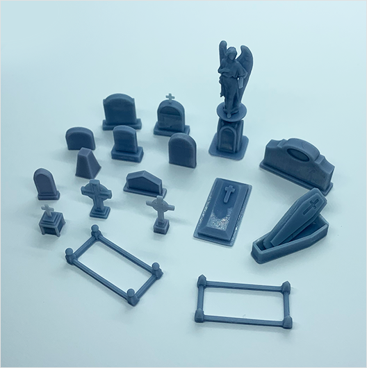 OO Scale | Grave Yard Set 1 (19 pieces)