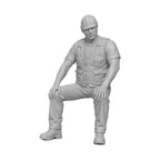 OO Scale Ready to Paint Modern Builder Sitting