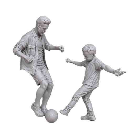 OO Scale Ready to Paint Modern Couples and Families Bundle (8 Pack)