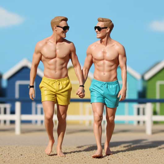 OO Scale Ready to Paint Modern Couples and Families Bundle (8 Pack)