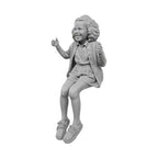 OO Scale Ready to Paint Modern Girl on Swing