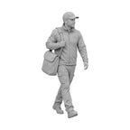 OO Scale Ready to Paint Modern Male Postie Delivering Mail on Foot