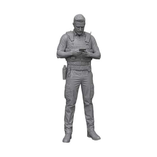 OO Scale Ready to Paint Modern Police Bundle (4 Pack)
