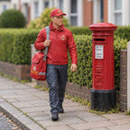 OO Scale Ready to Paint Modern Postie Doing His Morning Round