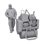 OO Scale Ready to Paint Modern Road Worker Using Roller