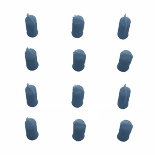 O Scale Ready to Paint Fire Extinguisher